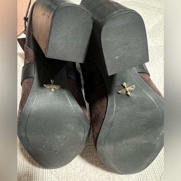 Sold Pour La Victoire Bionda Suede/Leather Caged Boots - Picture 9 of 13